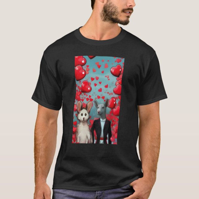 Camiseta Valentine's Day hearts 02 (Frente)