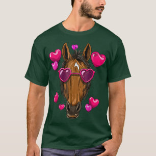 Camiseta Valentines Day Horse Funny Horse Lover Gift