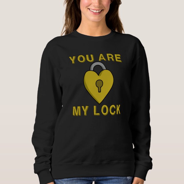 Camiseta Valentine's Day I am Your Key You're My Lock Coupl (Frente)