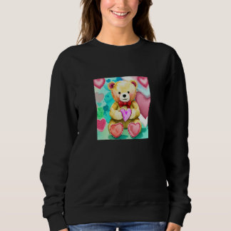 Camiseta Valentine's Day Love Heart Bear Teddy Girlfriend F
