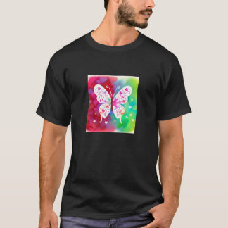 Camiseta Valentine's Day Love Heart Butterfly Girlfriend Fi