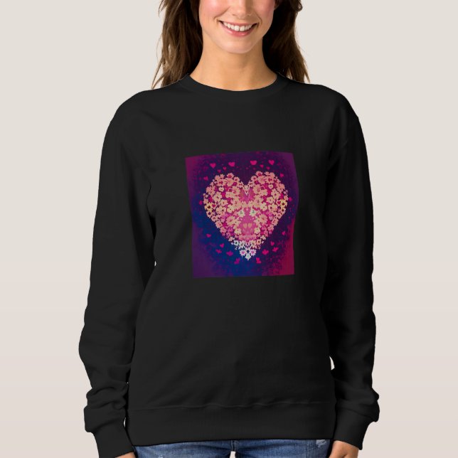 Camiseta Valentine's Day Love Heart Girlfriend Fiancée Wife (Frente)