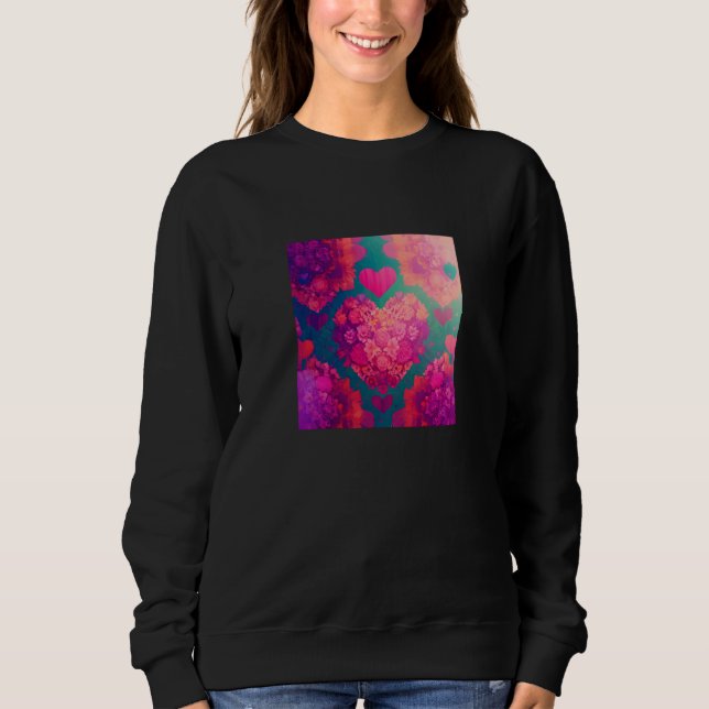 Camiseta Valentine's Day Love Heart Girlfriend Fiancée Wife (Frente)
