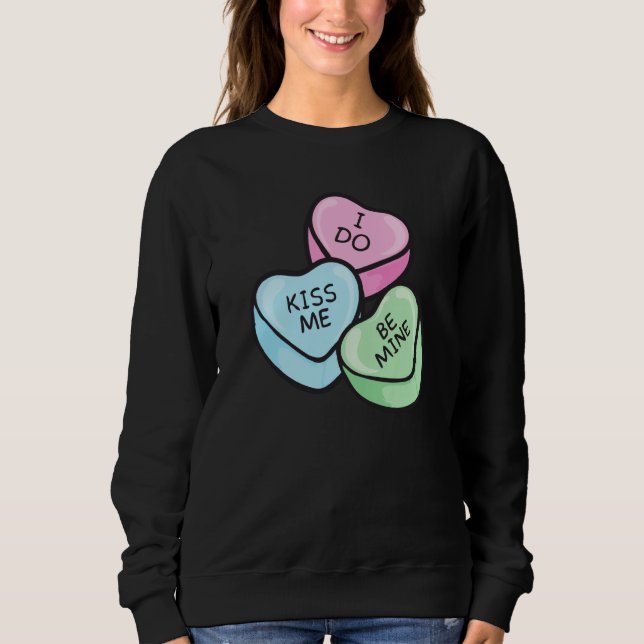 Camiseta Valentine's Day Saying Hearts (Frente)