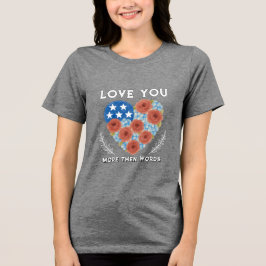 Camiseta Valentine's day Tri-Blend shirt