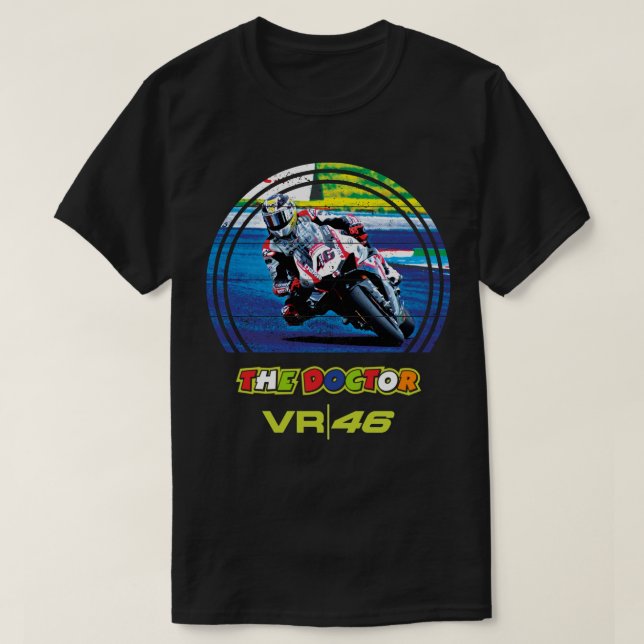 Camiseta Valentino Rossi Motorcycle GP (Frente do Design)