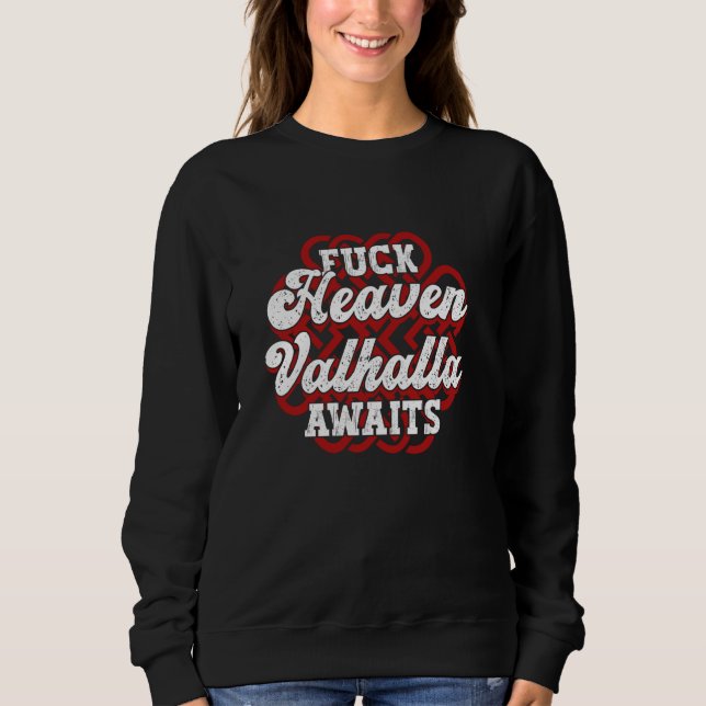 Camiseta Valhalla Awaits - Nórdica de mitologia (Frente)