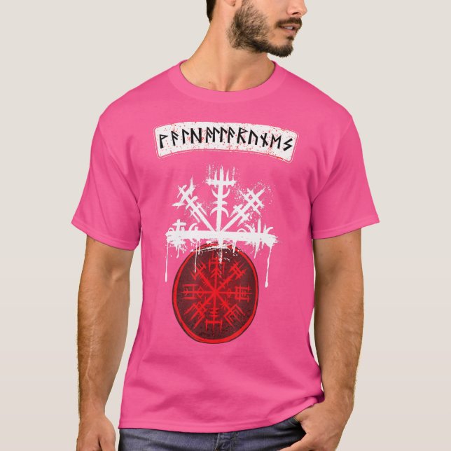 Camiseta Valhalla Runes Warriors Berserker Vikings Odin Rag (Frente)