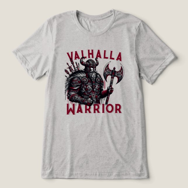 Camiseta Valhalla Warrior (Design frontal)