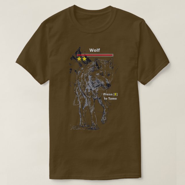 Camiseta Valheim Wolf (Frente do Design)