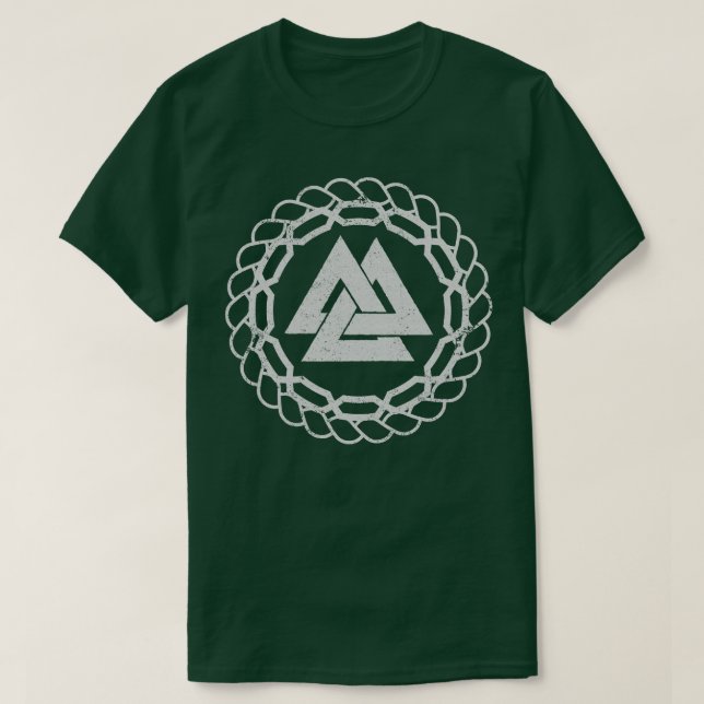 Camiseta Valknut Norse Viking Northmen Mythology 2 (Frente do Design)