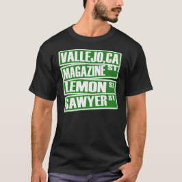 Camiseta Vallejo,Ca (Ruas De Revistas, Ruas De Limão, Ruas 