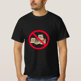 Camiseta Valor do Homem Preto ou Branco Anti-Gelo