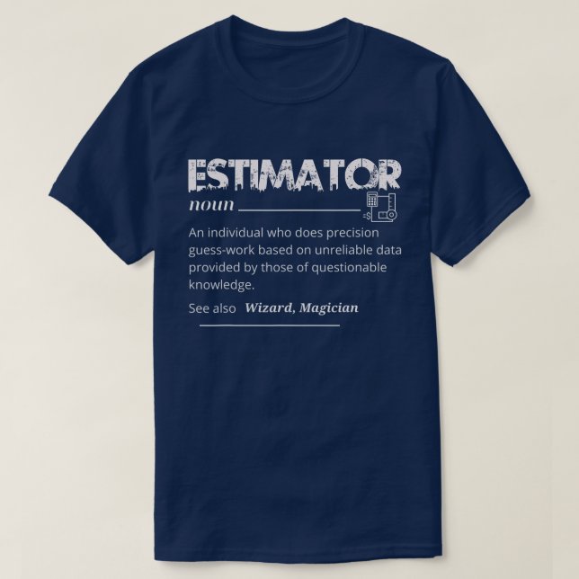 Camiseta Valores De Cargo De Cotação Engraçada De Definição (Frente do Design)