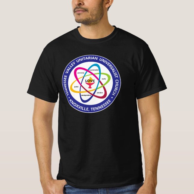 Camiseta Valores Partilhados Atom - Associ Universitário Un (Frente)