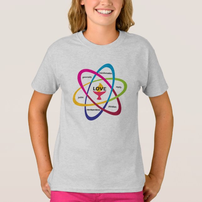 Camiseta Valores Partilhados Atom - Associ Universitário Un (Frente)