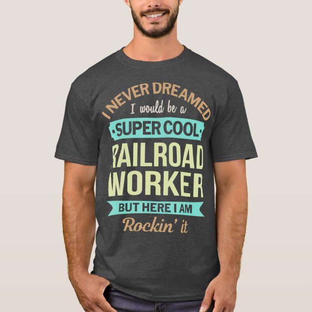 Camiseta Valorização Engraçada Do Trabalhador De Caminho De (Frente)
