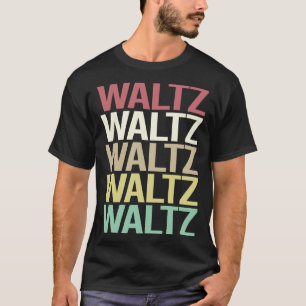 Camiseta Valsa Colorida de Texto