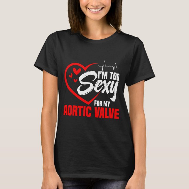 Camiseta Valve Replacement Heart Surgery Aortic Valve Repai (Frente)