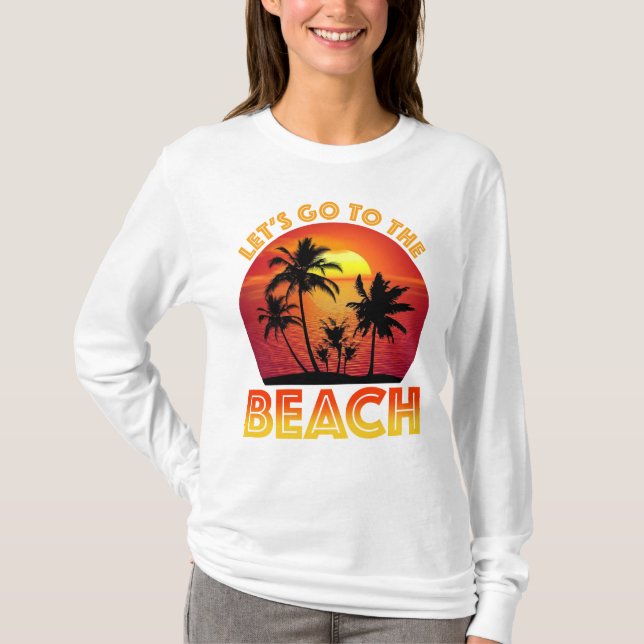 Camiseta Vamos à Praia (Frente)
