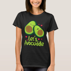 Camiseta Vamos Abraçar Abacate Casal de Abacate Fofo Dia do