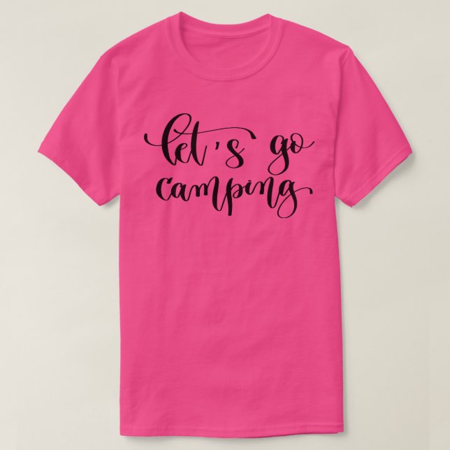 Camiseta Vamos Acampar (Frente do Design)