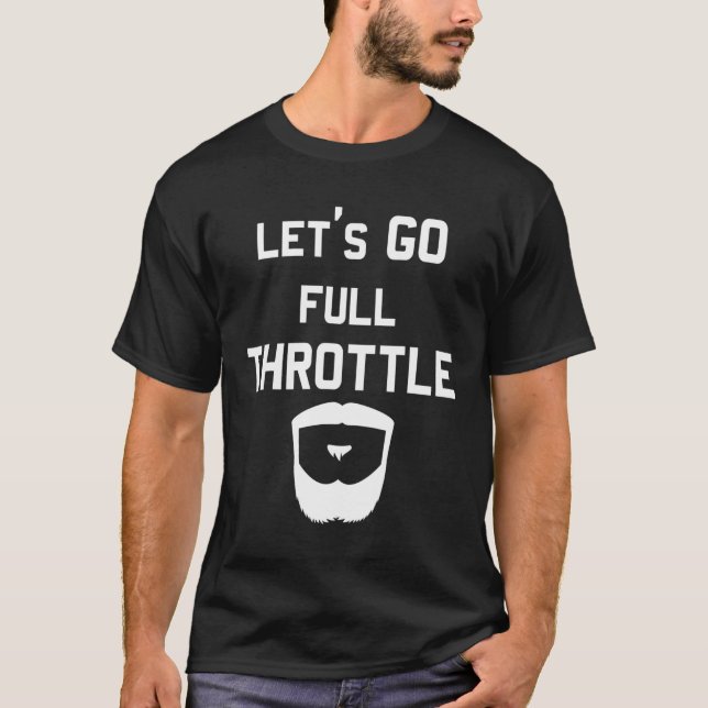 Camiseta Vamos Acelerar O Cheio Com A Cota Da Barba (Frente)