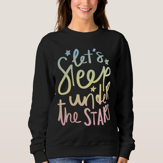 Camiseta Vamos adormecendo debaixo das estrelas (Frente)