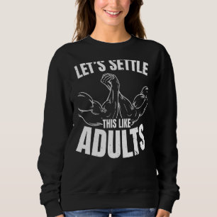 Camiseta Vamos Ajuste Como Adultos Braço De Luta Wr
