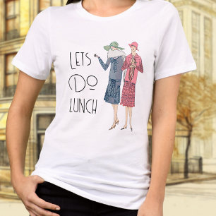 Camiseta Vamos Almoçar Vintage SENHORAS