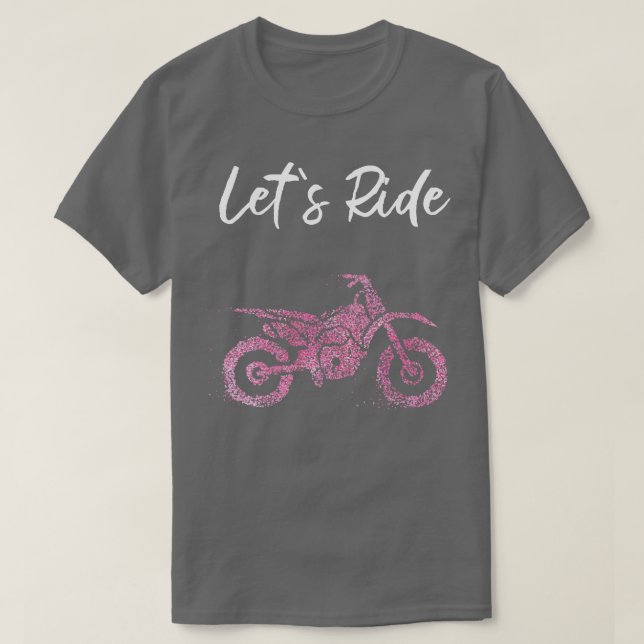 Camiseta Vamos Andar De Motocicleta Turnê (Frente do Design)