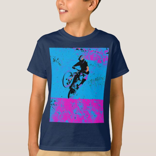Camiseta Vamos Andar! - Mountain Biker (Frente)