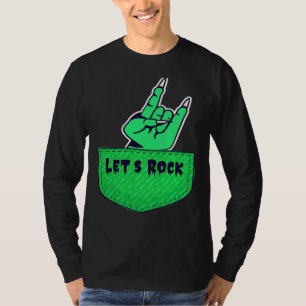 Camiseta Vamos ao Rock Costumes für Rockers e músicos
