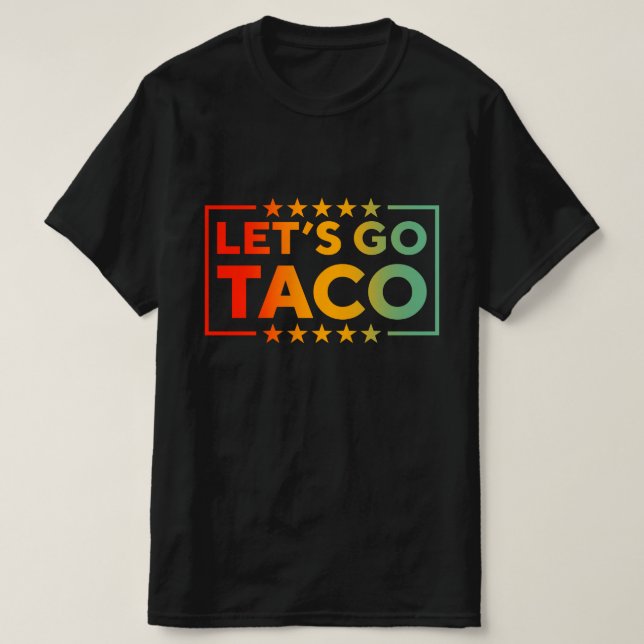 Camiseta Vamos ao Taco (Frente do Design)