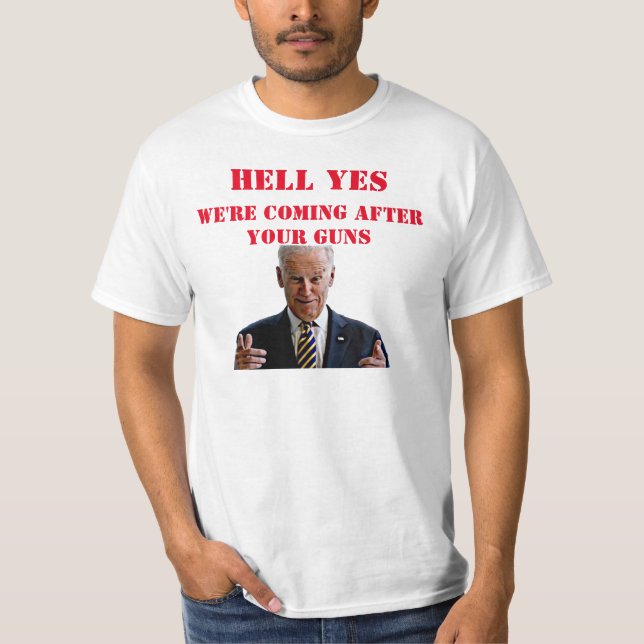 CAMISETA VAMOS APÓS AS SUAS ARMAS. (Frente)
