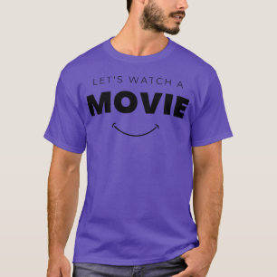 Camiseta Vamos assistir um presente de filme