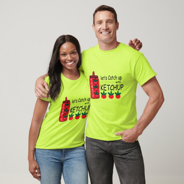 Camiseta Vamos Atualizar com Ketchup (Unissex)