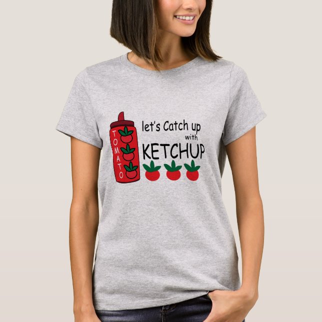 Camiseta Vamos Atualizar com Ketchup  (Frente)