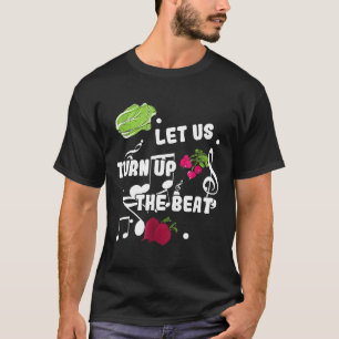 Camiseta Vamos Aumentar O Roupa De Vegan Engraçado