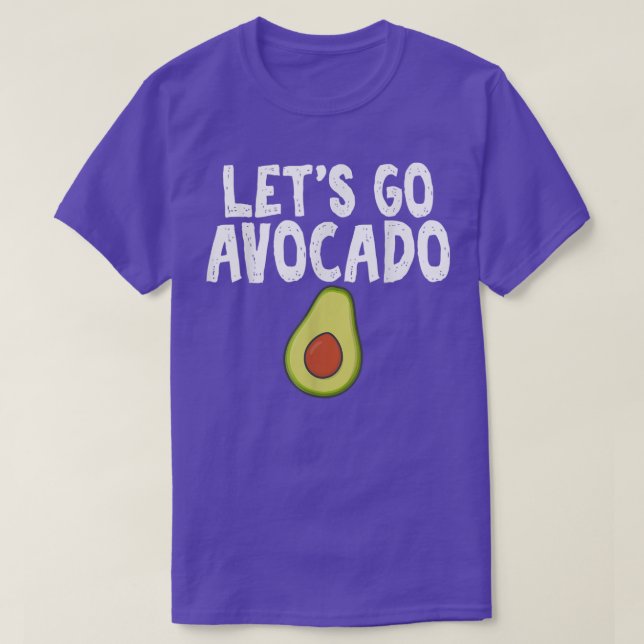 Camiseta Vamos Avocado Humor Piada para Unise Avocado (Frente do Design)