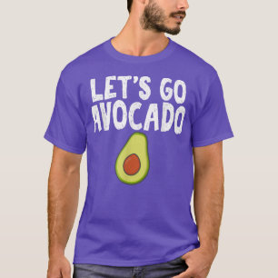 Camiseta Vamos Avocado Humor Piada para Unise Avocado