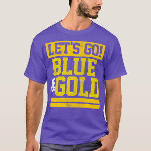 Camiseta Vamos Azul, Dourado Equipe Favorita Cores Vintage 