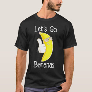 Camiseta Vamos Bananas, Fruta tropical, humor