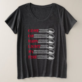 Camiseta Vamos bebê acender meu fogo