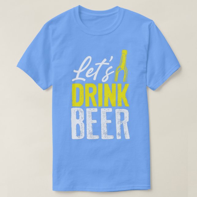 Camiseta Vamos beber cerveja (Frente do Design)