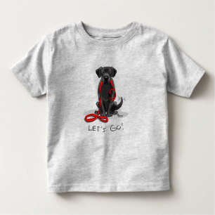 Camiseta Vamos! Black Labrador Retriever - Cachorro Bonito