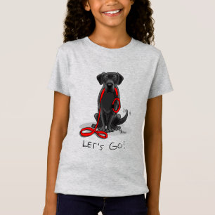Camiseta Vamos! Black Labrador Retriever - Cachorro Bonito