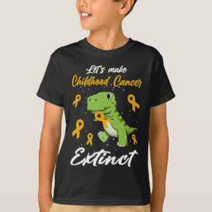 Camiseta Vamos Bonito Faz Cancer De Infância Sair T Rex Awa