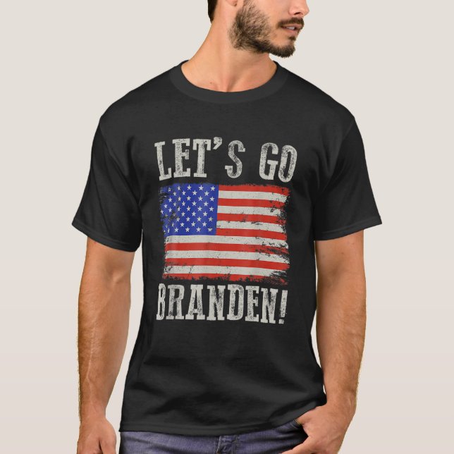 Camiseta Vamos Branden Conservador Anti-Liberal Americano (Frente)