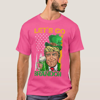 Camiseta Vamos Brandon 2022, Dia de São Patrício Trump Beer